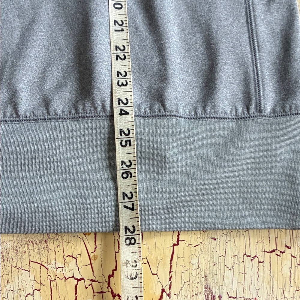 Nike Dri-Fit Heather Gray Baseball Hoodie featuring the backwards K - Picture 8 of 14